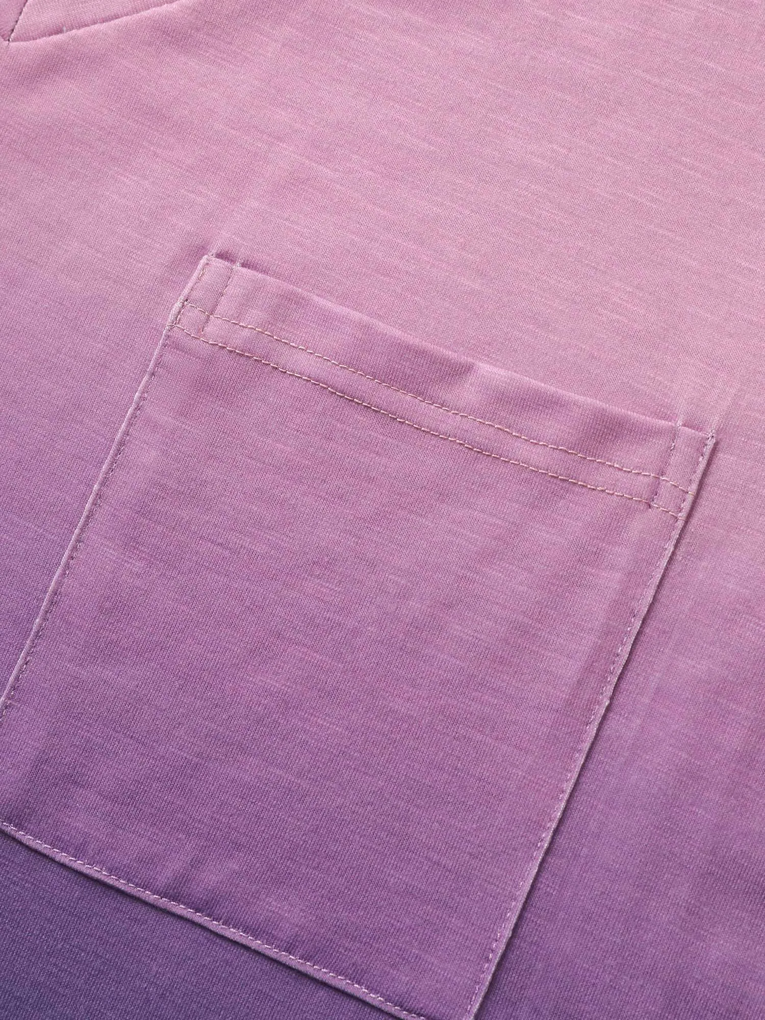 Ombre Contrast Patched Pocket T-shirt sold by Bloomchic product image thumbnail 5