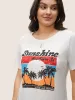 Vacation Graphic Round Neck T-shirt sold by Bloomchic