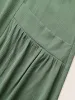 Surplice Neck Patched Pocket Maxi Dress sold by Bloomchic
