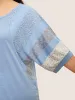 Bandana Print Patchwork Raglan Sleeve T-shirt sold by Bloomchic