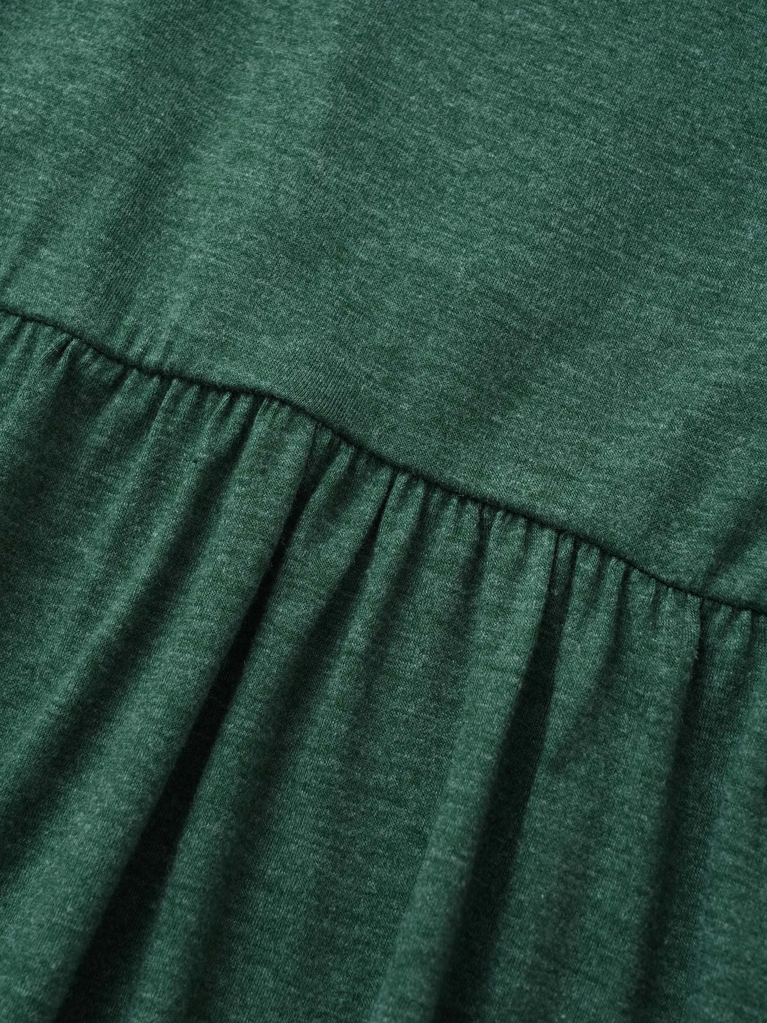 Crochet Lace Mesh Knit Ruffle Layered Hem Top sold by Bloomchic product image thumbnail 5