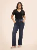V Neck Mesh Patchwork Ruched T-shirt sold by Bloomchic