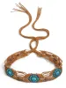 Turquoise Cut Out Weave Vacation Belt sold by Bloomchic