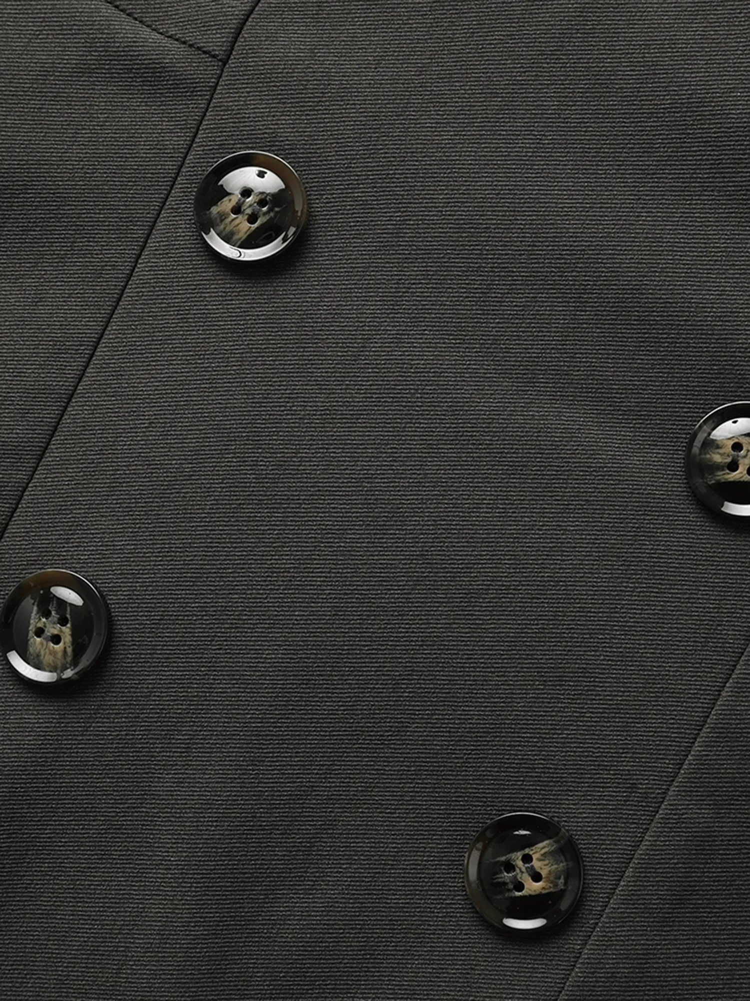 Stretch Woven Double Breasted Wrap Dress sold by Bloomchic product image thumbnail 5