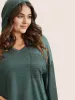 Solid Heather Patched Pocket Textured T-shirt sold by Bloomchic