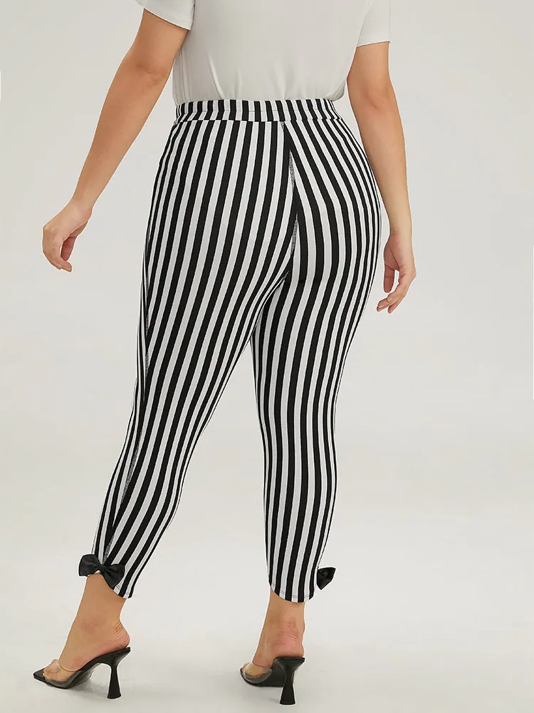 Halloween Striped Patchwork Bowknot Pants sold by Bloomchic product image thumbnail 4