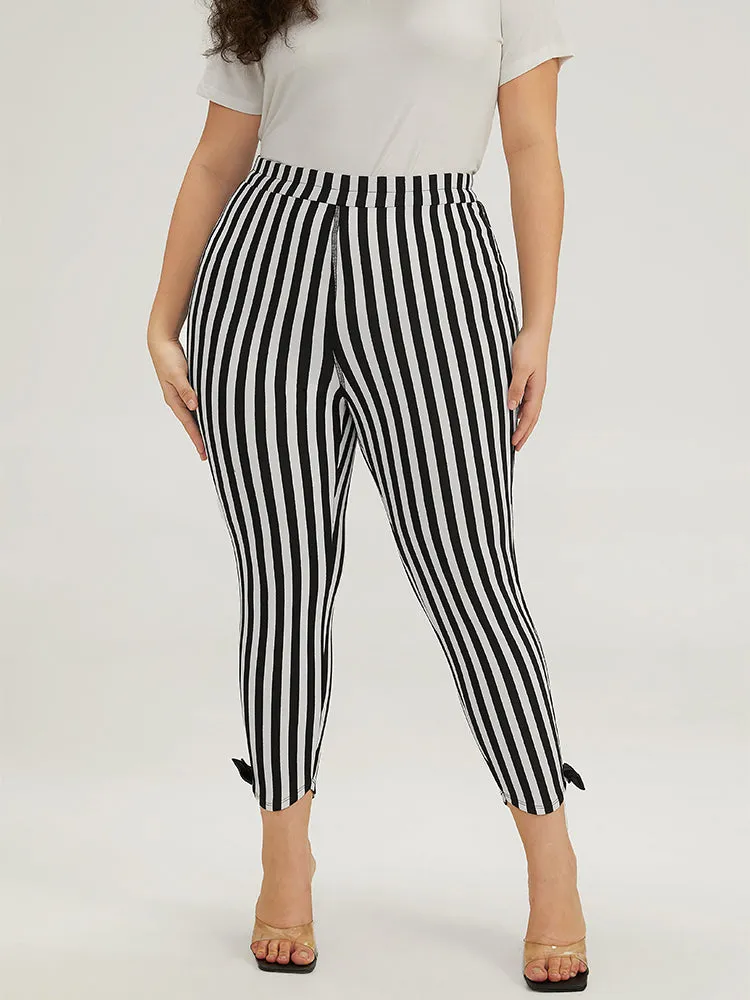 Halloween Striped Patchwork Bowknot Pants sold by Bloomchic product image thumbnail 2