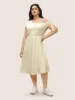 Asymmetrical Neck Waffle Knit Tie Knot Dress sold by Bloomchic
