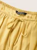 Plain Lantern Sleeve Drawstring Square Neck Dress sold by Bloomchic