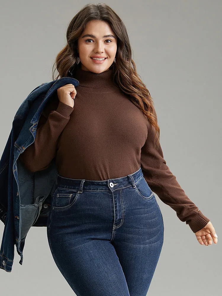 Supersoft Essentials Turtleneck Bodycon Pullover sold by Bloomchic