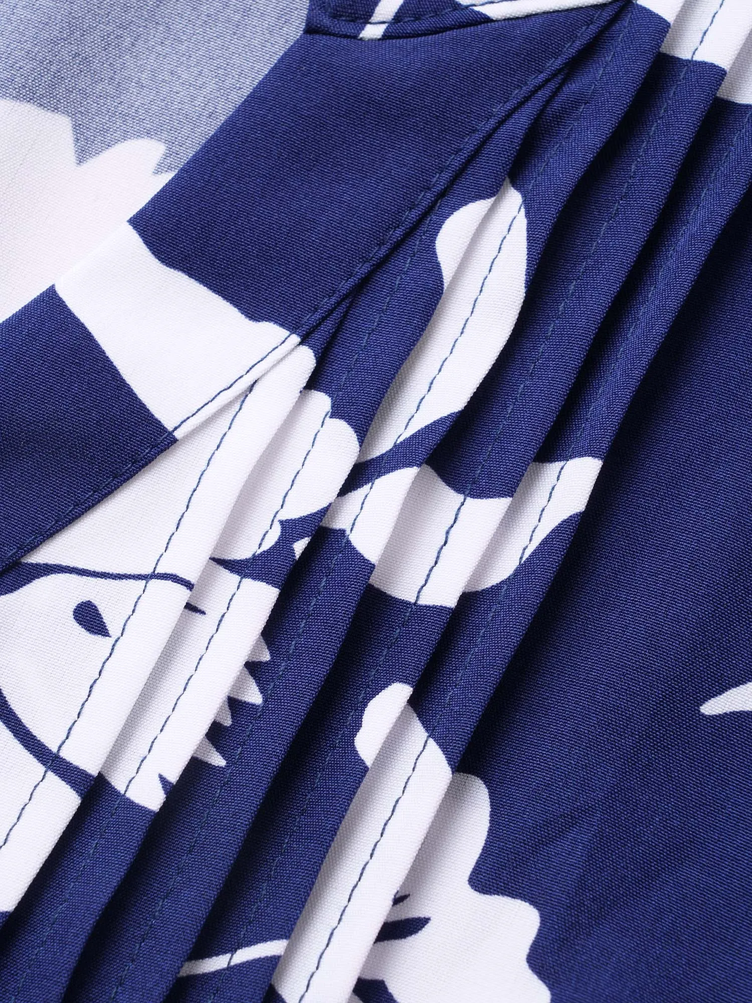 Silhouette Floral Print Ruffle Cap Sleeve Dress sold by Bloomchic product image thumbnail 5