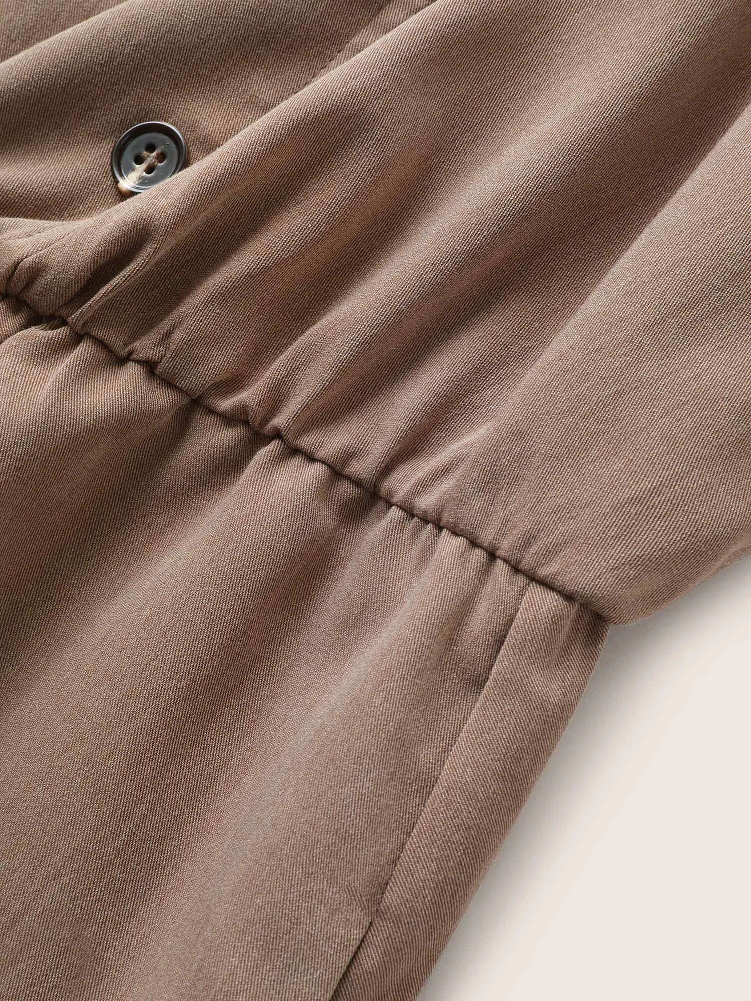 Spaghetti Strap Solid Elastic Waist Dress sold by Bloomchic product image thumbnail 5