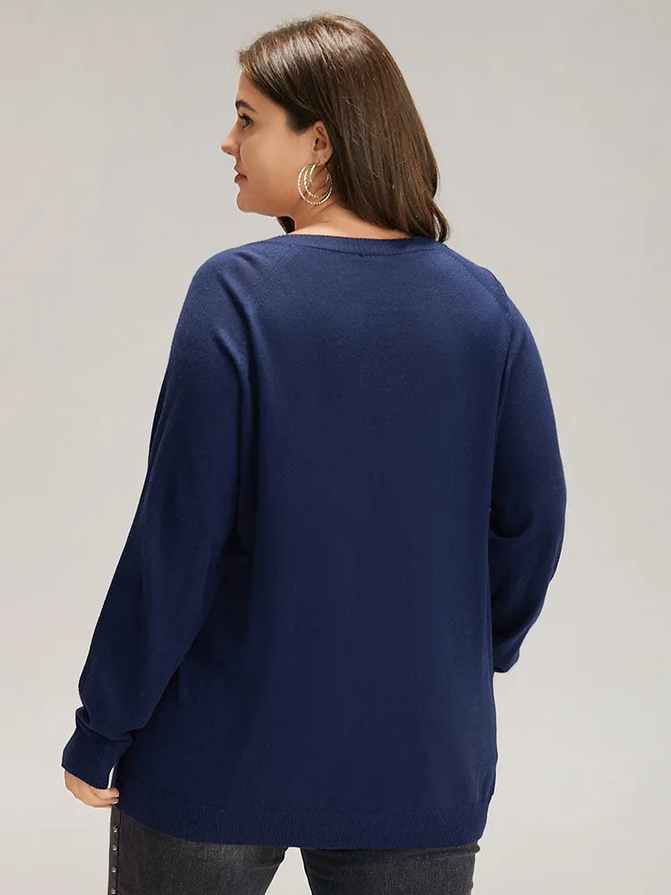 Supersoft Essentials Floral Embroidered Pullover sold by Bloomchic product image thumbnail 2