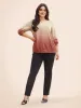 Gradient Dyeing Round Neck Sweatshirt sold by Bloomchic
