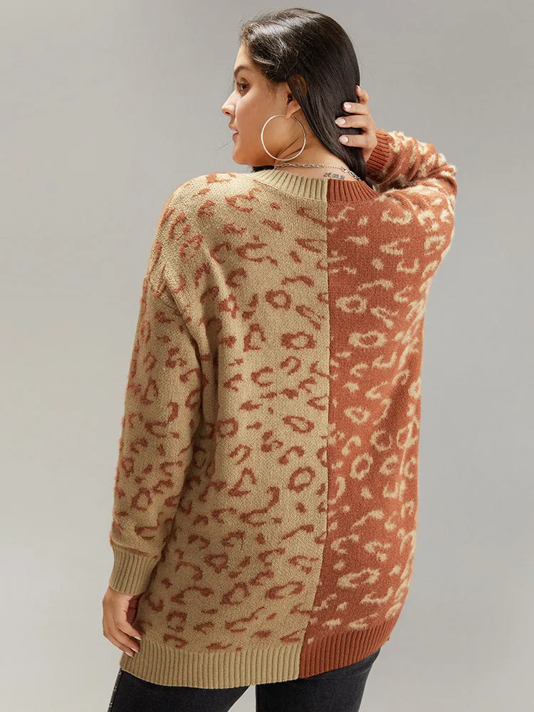 Striped Metal Button Detail Elastic Cuffs Pullover sold by Bloomchic product image thumbnail 4