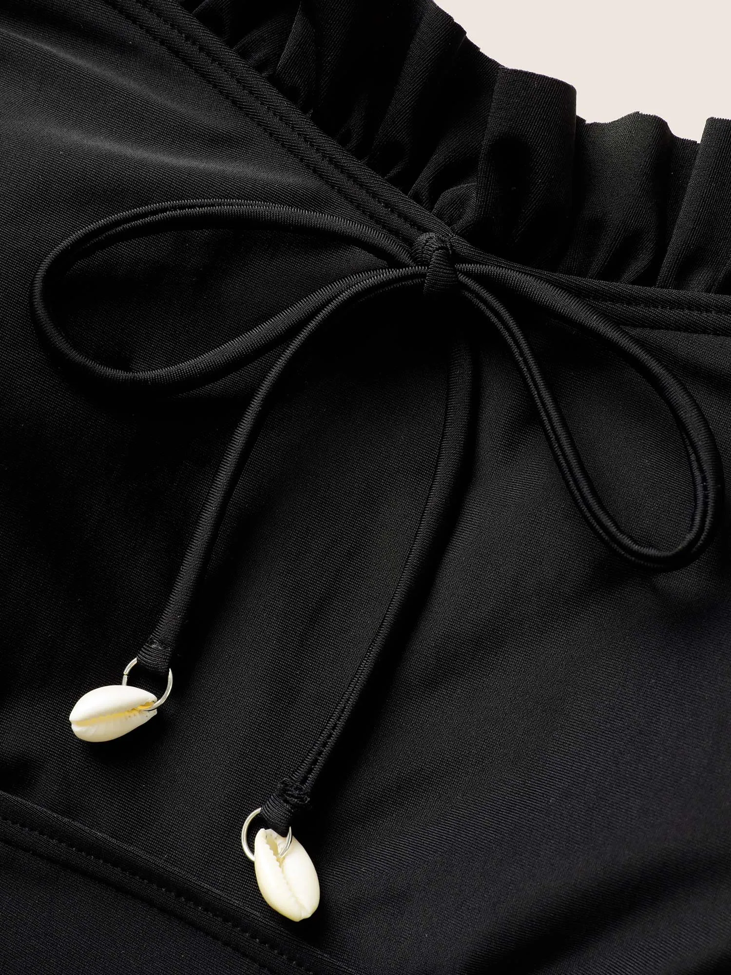 Floral Mesh Patchwork Ruffles Tie Knot Swim Dress sold by Bloomchic product image thumbnail 5