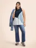 Colorblock Contrast Frill Trim Gathered Tank Top sold by Bloomchic