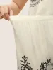 Boho Print Contrast Elastic Waist Sleep Bottoms sold by Bloomchic