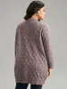 Heather Eyelet Open Front Plisse Cardigan sold by Bloomchic