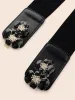 Stereo Flower Design Elastic Belt sold by Bloomchic