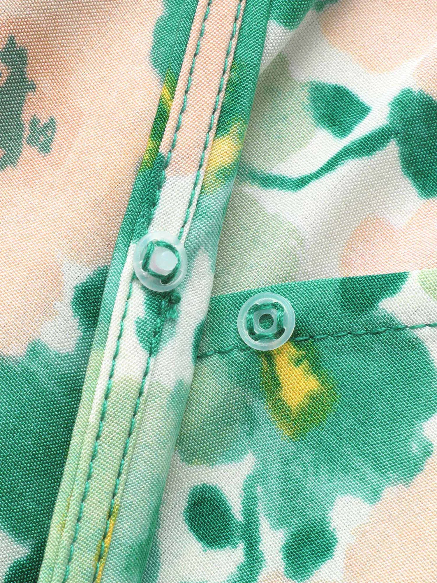 Floral Surplice Neck Belted Midi Dress sold by Bloomchic product image thumbnail 5