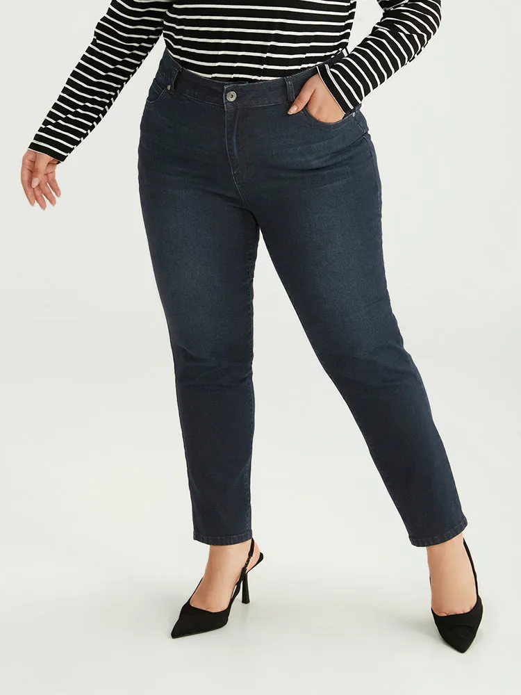 Mom Jeans High Rise Skinny Jeans sold by Bloomchic product image thumbnail 3