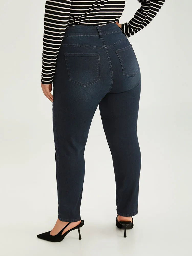 Mom Jeans High Rise Skinny Jeans sold by Bloomchic product image thumbnail 4