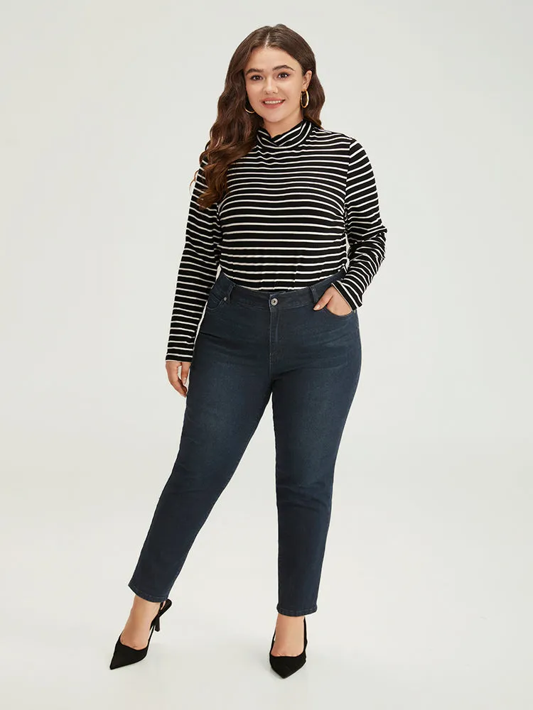 Mom Jeans High Rise Skinny Jeans sold by Bloomchic product image thumbnail 2