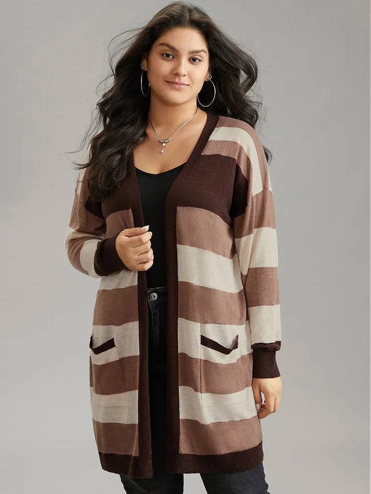 Supersoft Essentials Colorblock Contrast Pocket Cardigan sold by Bloomchic product image thumbnail 3