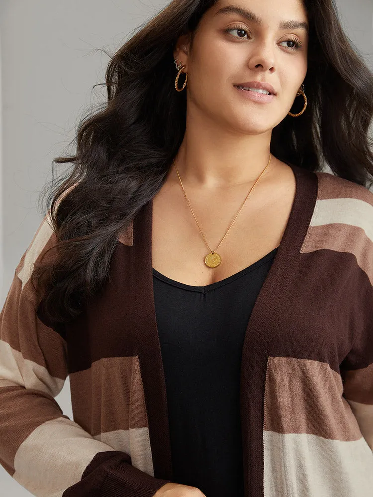 Supersoft Essentials Colorblock Contrast Pocket Cardigan sold by Bloomchic product image thumbnail 5