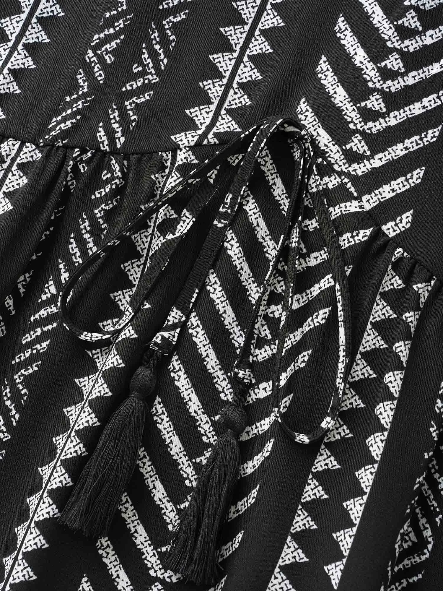 Bandana Striped Dolman Sleeve Midi Dress sold by Bloomchic product image thumbnail 5