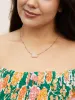 Natural Stone Rectangle Shaped Simple Necklace sold by Bloomchic