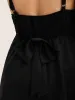 Solid V Neck Back Bowknot Cami Top sold by Bloomchic