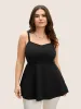 Solid V Neck Back Bowknot Cami Top sold by Bloomchic