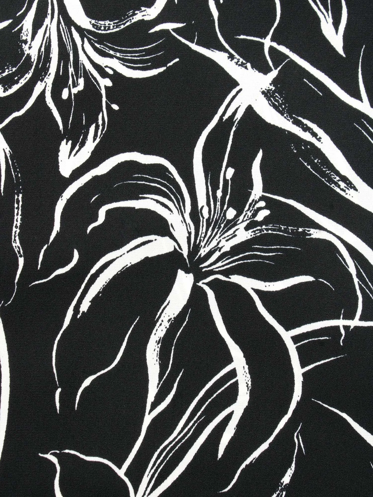 Floral Square Neck Patchwork Button Detail Dress sold by Bloomchic product image thumbnail 5