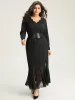 Halloween Solid Scalloped Trim  Knit T-shirt sold by Bloomchic