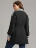 Gingham Patchwork Belted Pocket Coat sold by Bloomchic
