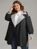 Gingham Patchwork Belted Pocket Coat sold by Bloomchic
