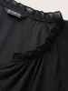 V Neck Meah Patchwork Ruffle Trim Blouse sold by Bloomchic