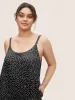 Polka Dot U Neck Adjustable Straps Sleep Jumpsuit sold by Bloomchic