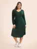 Plain V Neck Backless Dress sold by Bloomchic