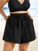 High Rise Tie Knot Wideband Waist Swim Bottom sold by Bloomchic