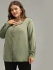 Lapel Collar Button Up Blouse sold by Bloomchic