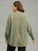 Lapel Collar Button Up Blouse sold by Bloomchic