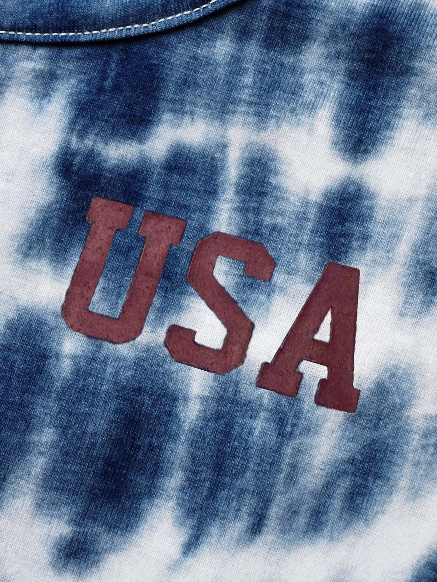 Tie Dye Round Neck Pleated Midi Dress sold by Bloomchic product image thumbnail 5