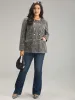 Tweed Plisse Double Breasted Flap Pocket Coat sold by Bloomchic