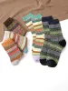 5 Pairs Boho Print Mid Calf Socks Set sold by Bloomchic