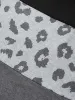 Colorblock Contrast Patchwork Leopard T-shirt sold by Bloomchic
