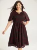 Halloween Spider Web Pattern Keyhole Dress sold by Bloomchic