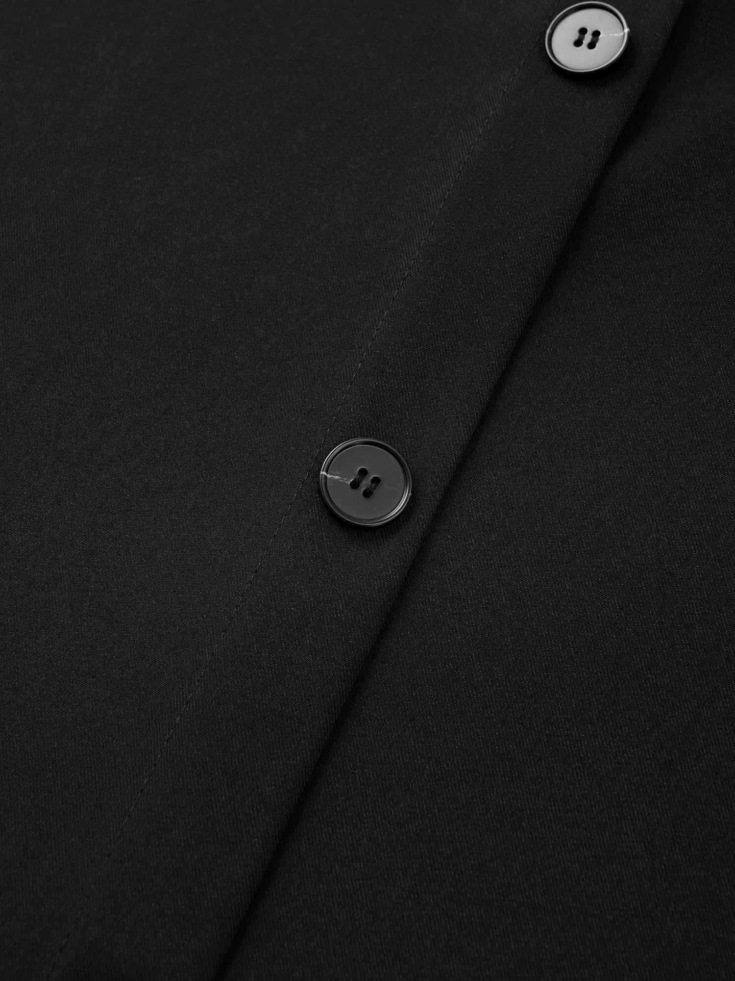 Solid Cold Shoulder Button Detail Belted Dress sold by Bloomchic product image thumbnail 5